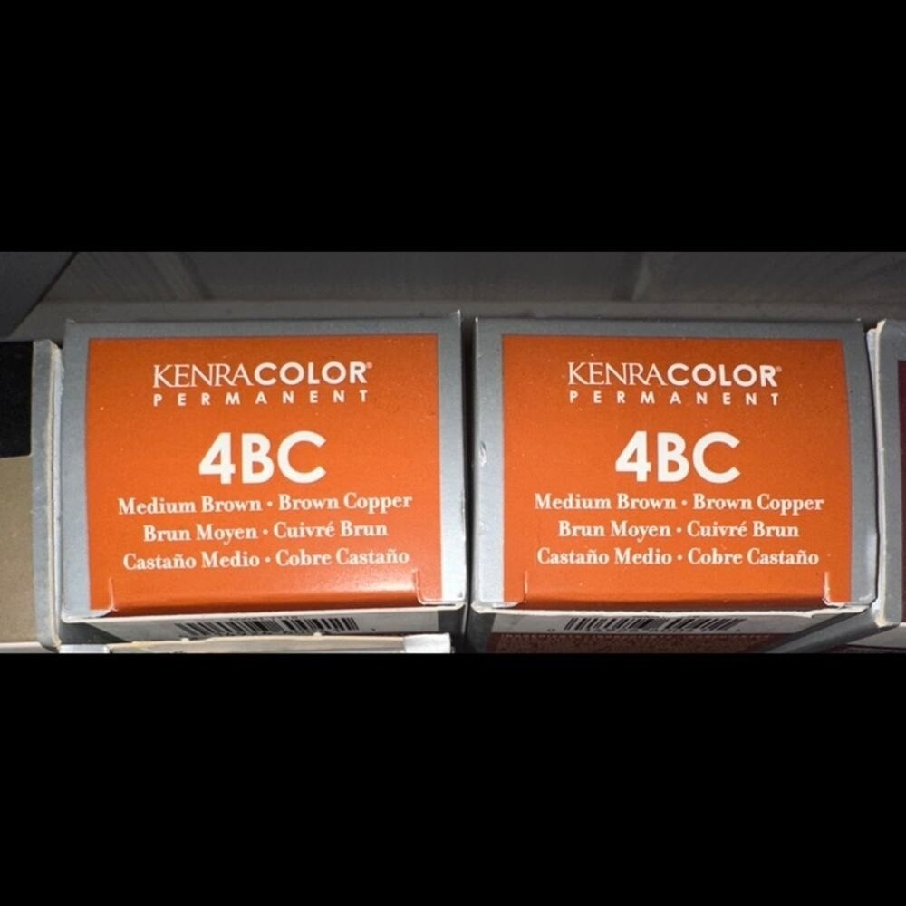 Kenra Color Permanent Hair Color‎ 4BC Medium Brown Brown Copper Set of 2